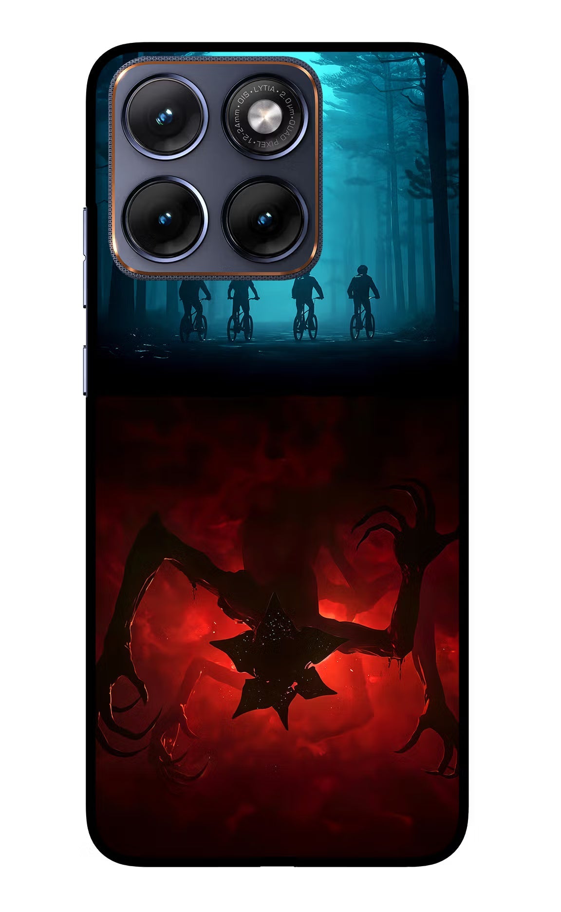 Ordinary Things Downside Up Moto Edge 70 Fusion Back Cover Glass Case - Hello Swanky