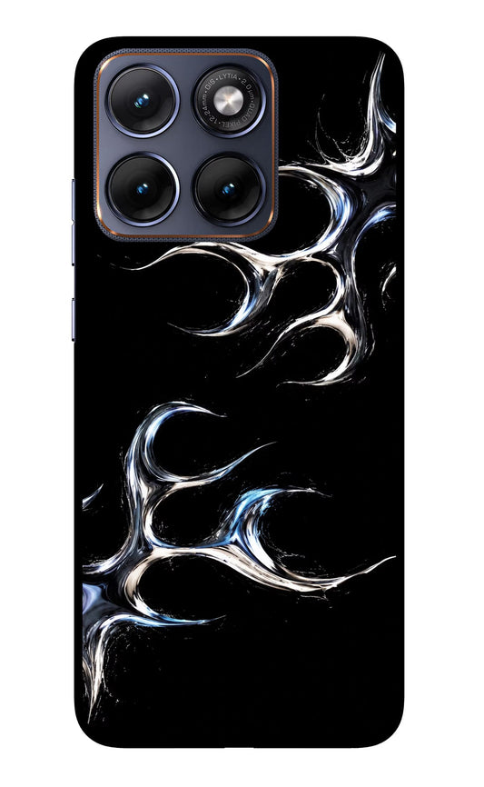 Chrome Tribal Moto Edge 70 Fusion Back Cover Glass Case - Hello Swanky