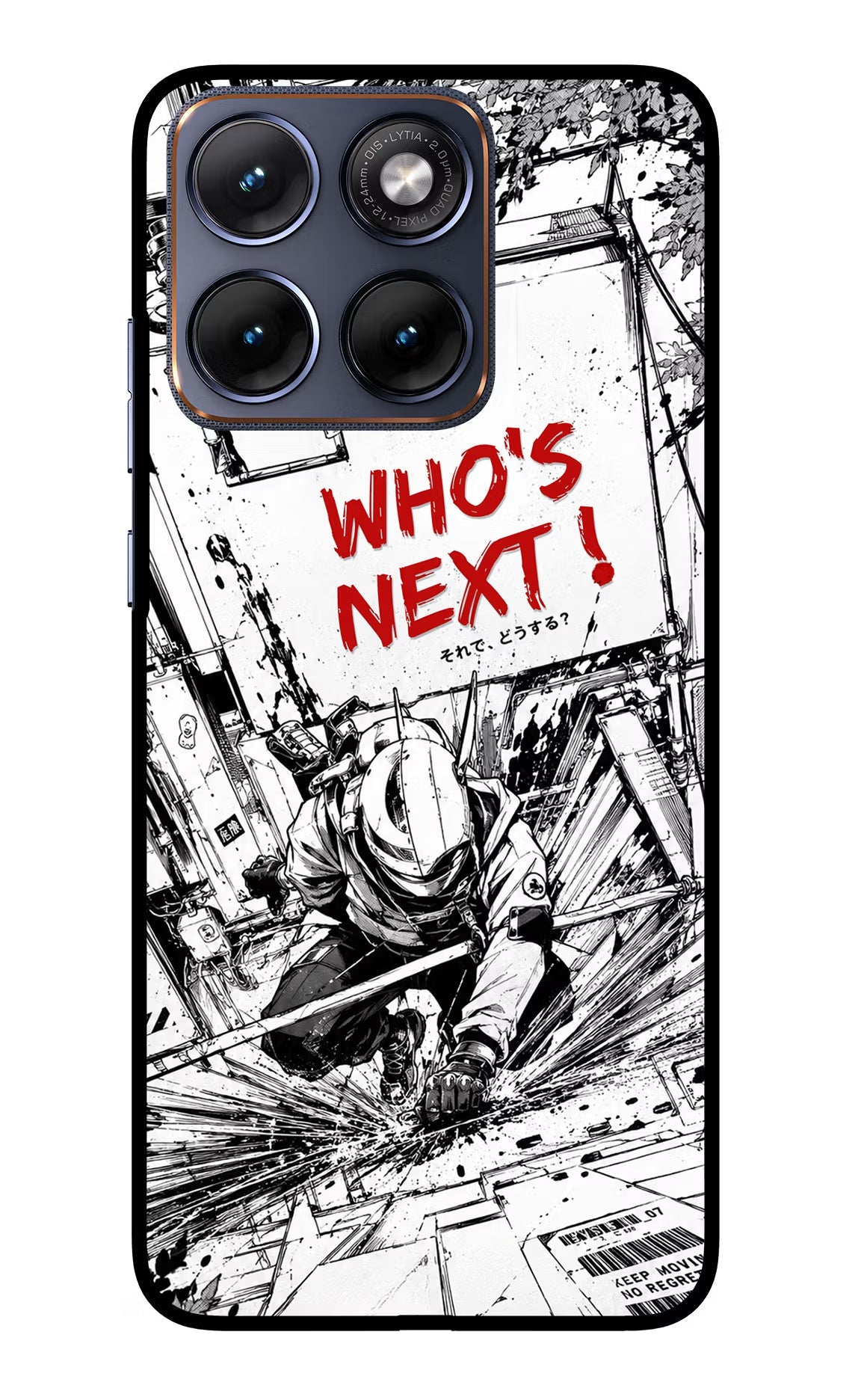 Who's Next Moto Edge 70 Fusion Back Cover Glass Case - Hello Swanky