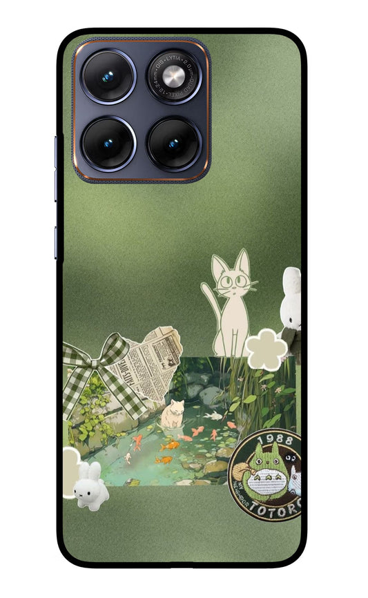 Aesthetic Anime Moto Edge 70 Fusion Back Cover Glass Case - Hello Swanky