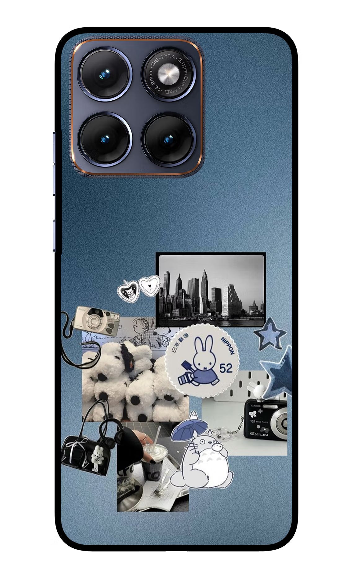 Miffy Moto Edge 70 Fusion Back Cover Glass Case - Hello Swanky
