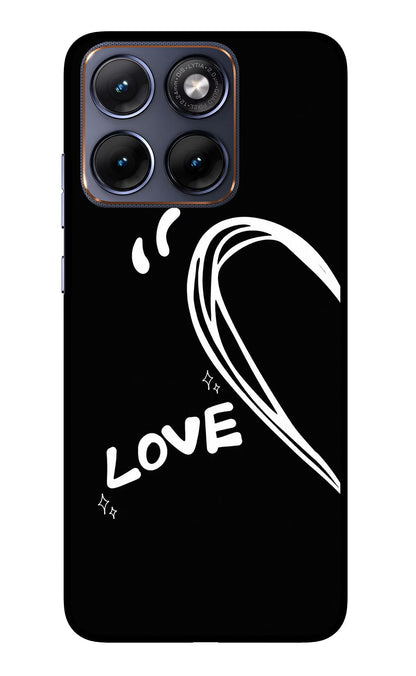 Love Line Moto Edge 70 Fusion Back Cover Glass Case - Hello Swanky