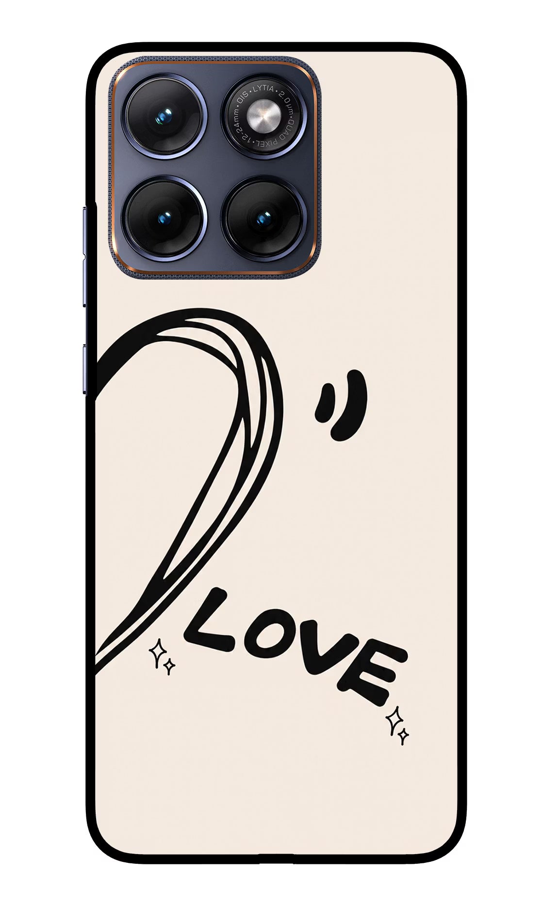 Soul Line Moto Edge 70 Fusion Back Cover Glass Case - Hello Swanky