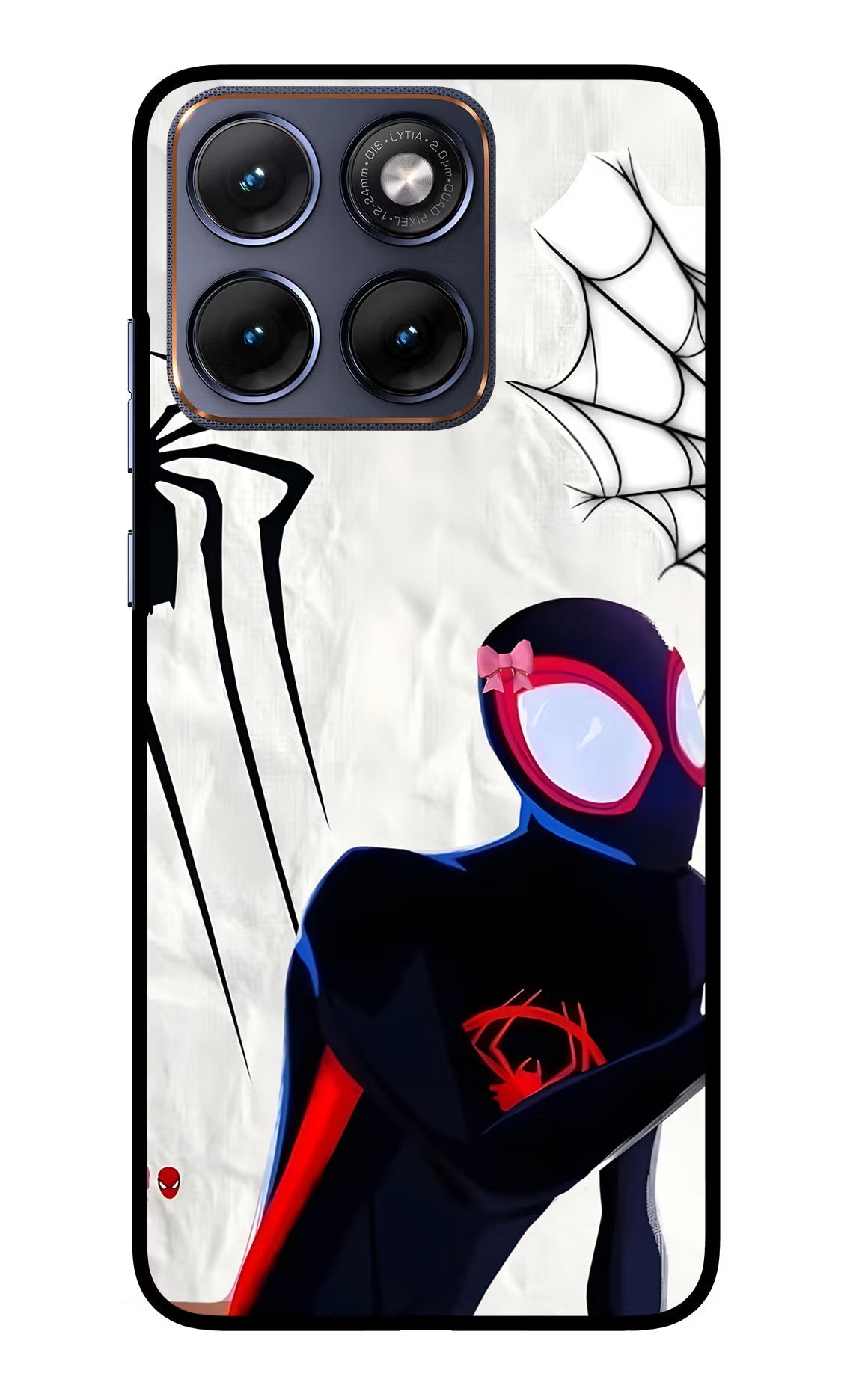 Miles Verse Moto Edge 70 Fusion Back Cover Glass Case - Hello Swanky