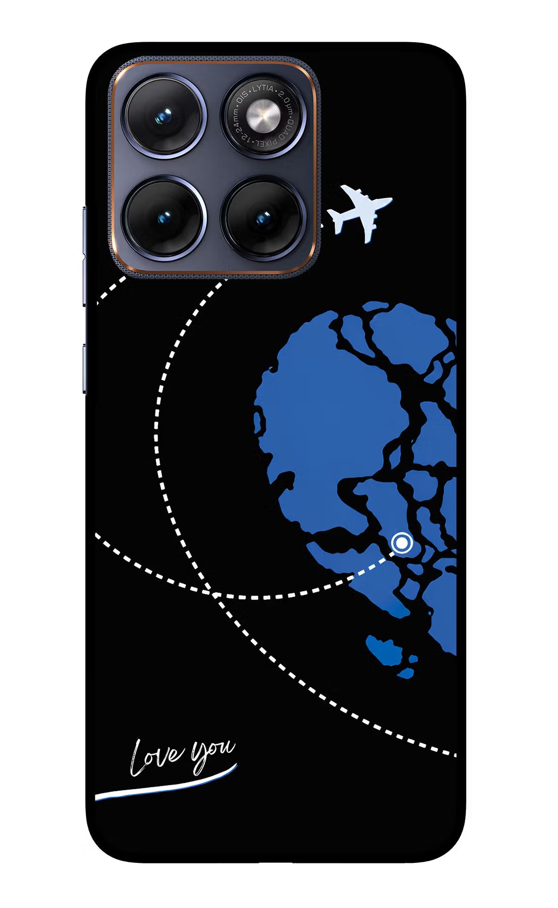 Love Orbit Moto Edge 70 Fusion Back Cover Glass Case - Hello Swanky