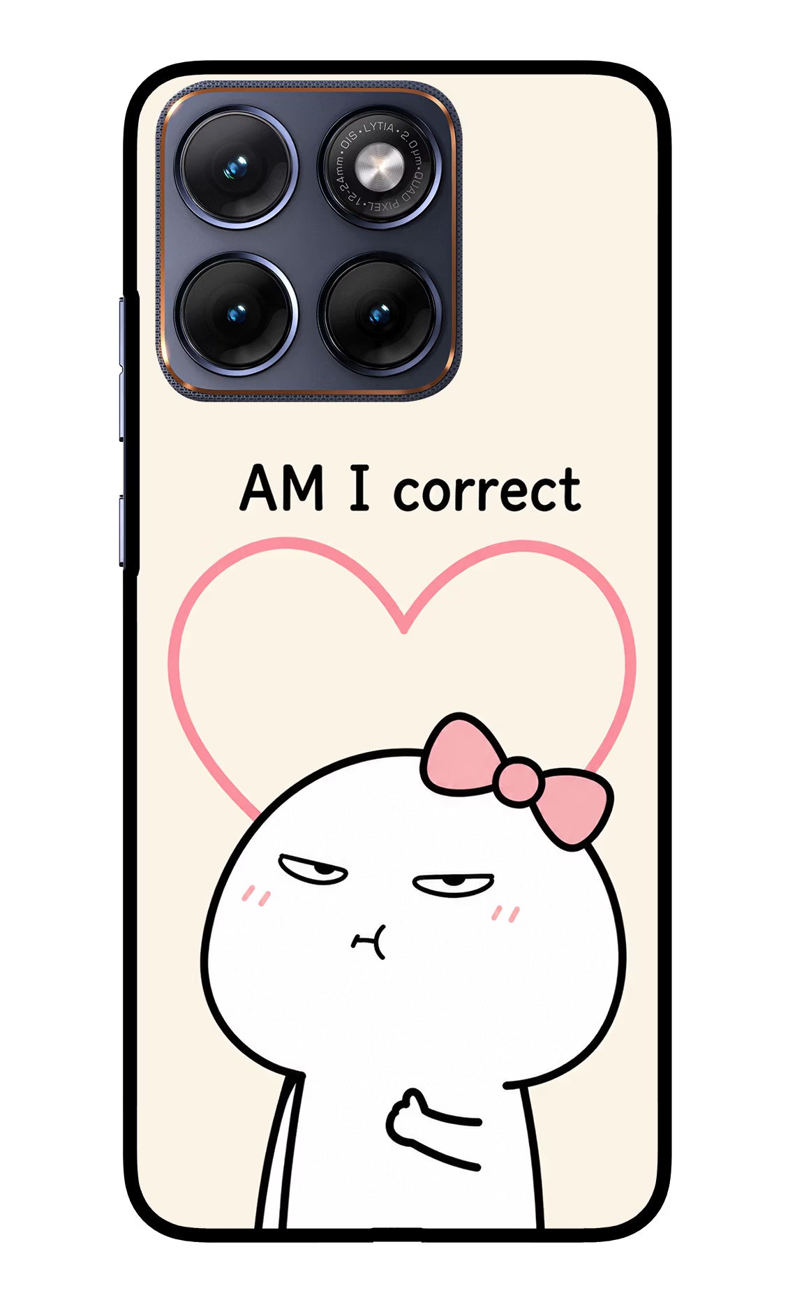 Always Right Moto Edge 70 Fusion Back Cover Glass Case - Hello Swanky