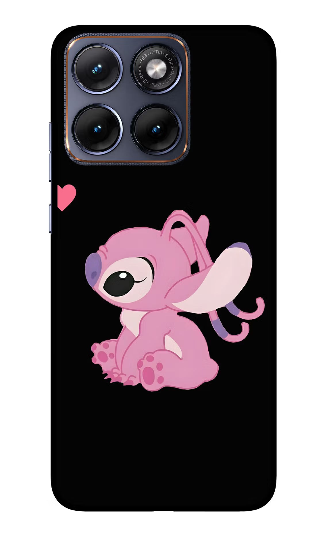 Angel Crush Moto Edge 70 Fusion Back Cover Glass Case - Hello Swanky