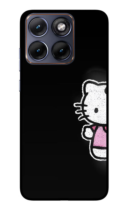 Kitty Charm Moto Edge 70 Fusion Back Cover Glass Case - Hello Swanky