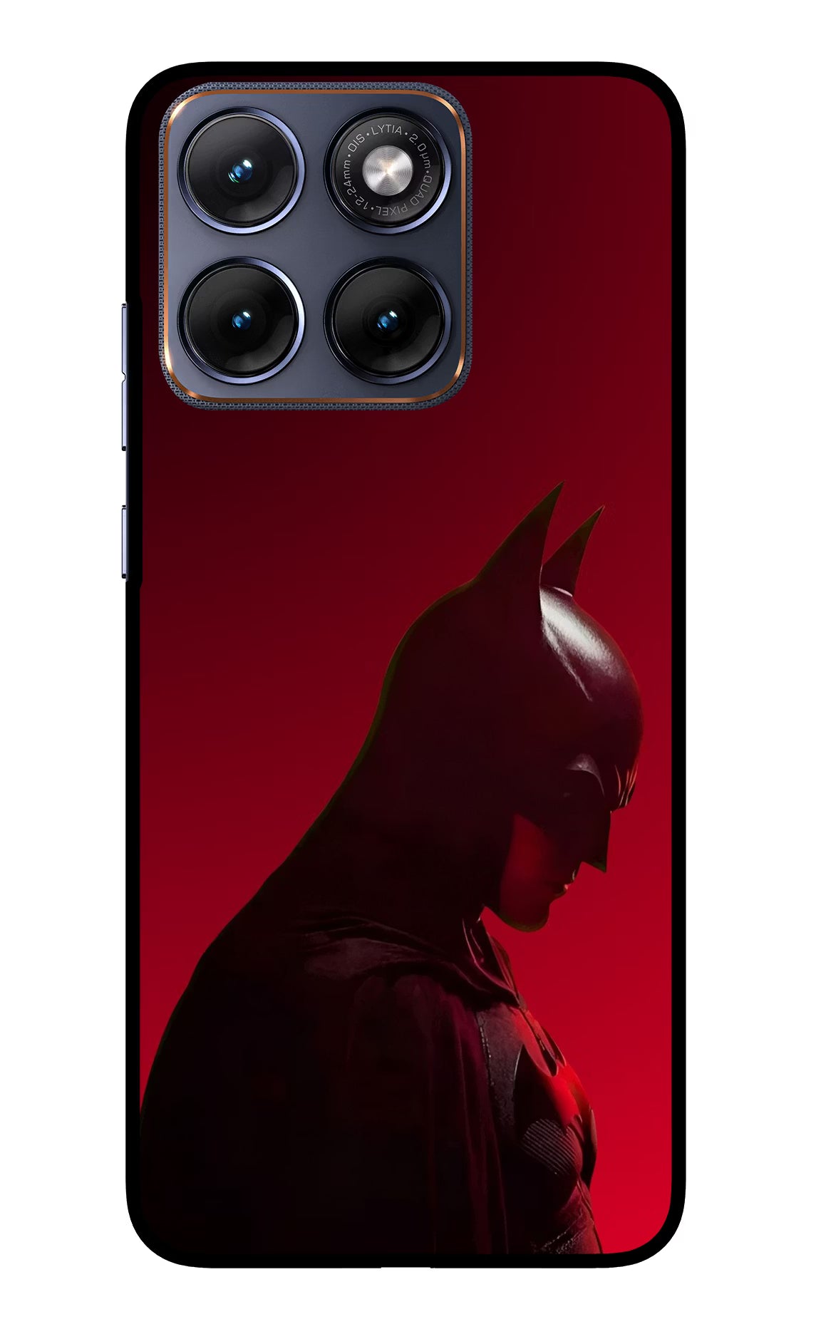 Dark Knight Moto Edge 70 Fusion Back Cover Glass Case - Hello Swanky