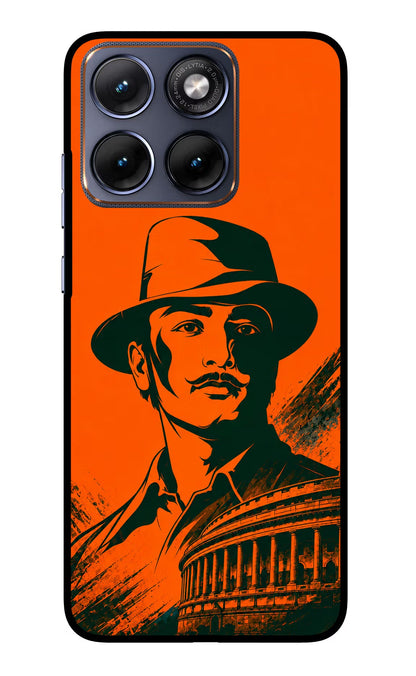 Bhagat Singh Legacy Moto Edge 70 Fusion Back Cover Glass Case - Hello Swanky