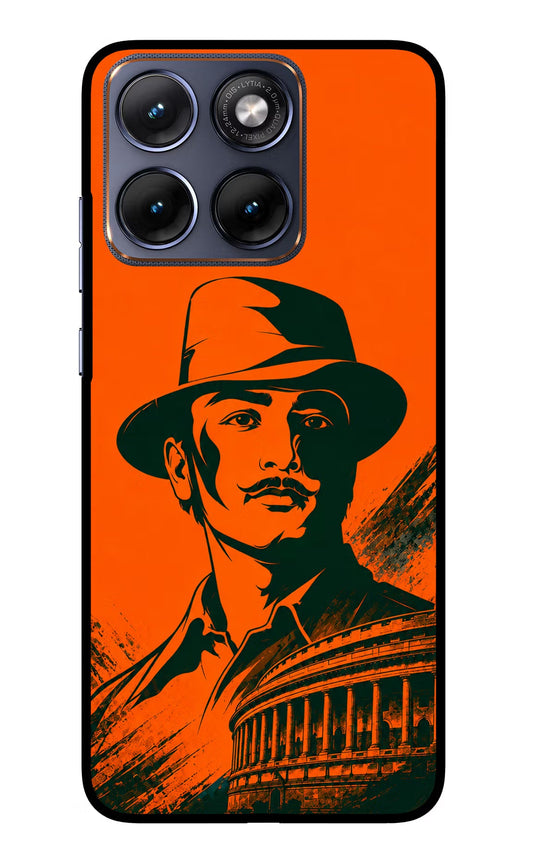 Bhagat Singh Legacy Moto Edge 70 Fusion Back Cover Glass Case - Hello Swanky