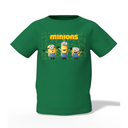 Minions Graphic Kid’s Green Printed T-Shirt