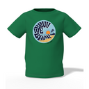 Bruh We Back Graphic Kid’s Green Printed T-Shirt