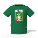 Tom & Jerry Graphic Kid’s Green Printed T-Shirt