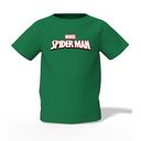 Spider Men Graphic Kid’s Green Printed T-Shirt