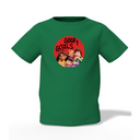 Goofy Goals Graphic Kid’s Green Printed T-Shirt