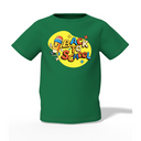Back To School Graphic Kid’s Green Round Neck Printed T-Shirt