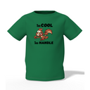 Squirrel Cartoon Graphic Kid’s Green Printed T-Shirt