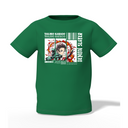 Demon Slayer Graphic Kid’s Green Printed T-Shirt
