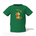 Take It Easy Graphic Kid’s Green Printed T-Shirt