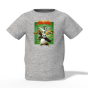 Kung Fu Panda Graphic Kid’s Grey Printed T-Shirt