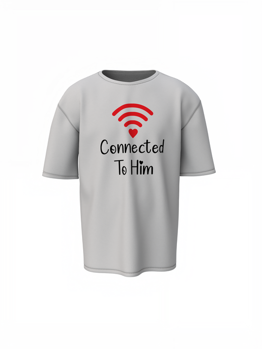 Connection Couple Oversized T-Shirts