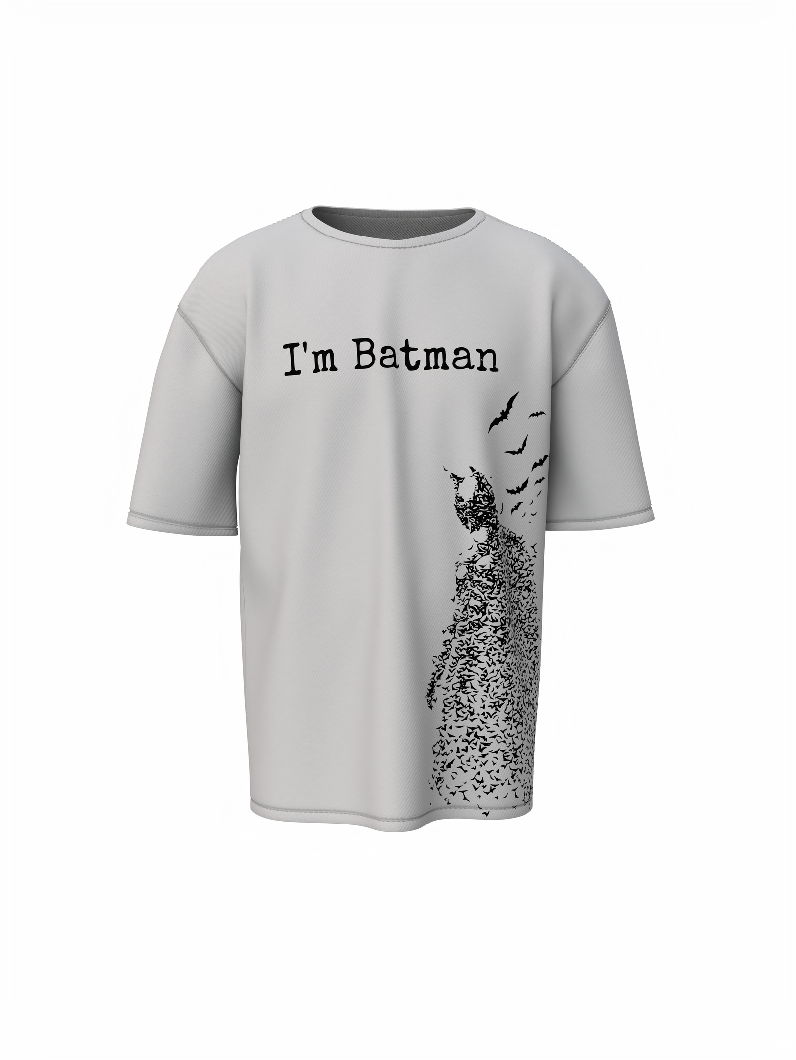 I'M Batman Oversized T-Shirt – Perfect for Superhero Fans
