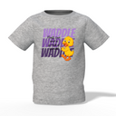 Waddle Duck Graphic Kid’s Grey Printed T-Shirt