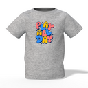 Play All Day Graphic Kid’s Grey Round Neck Printed T-Shirt