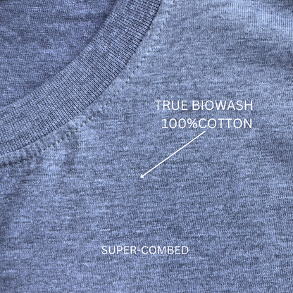 The best dad half sleeve grey round neck t-shirt for women by hello swanky