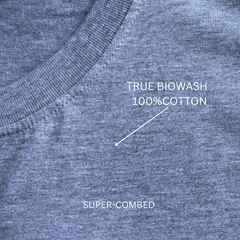 The best dad half sleeve grey round neck t-shirt for women by hello swanky