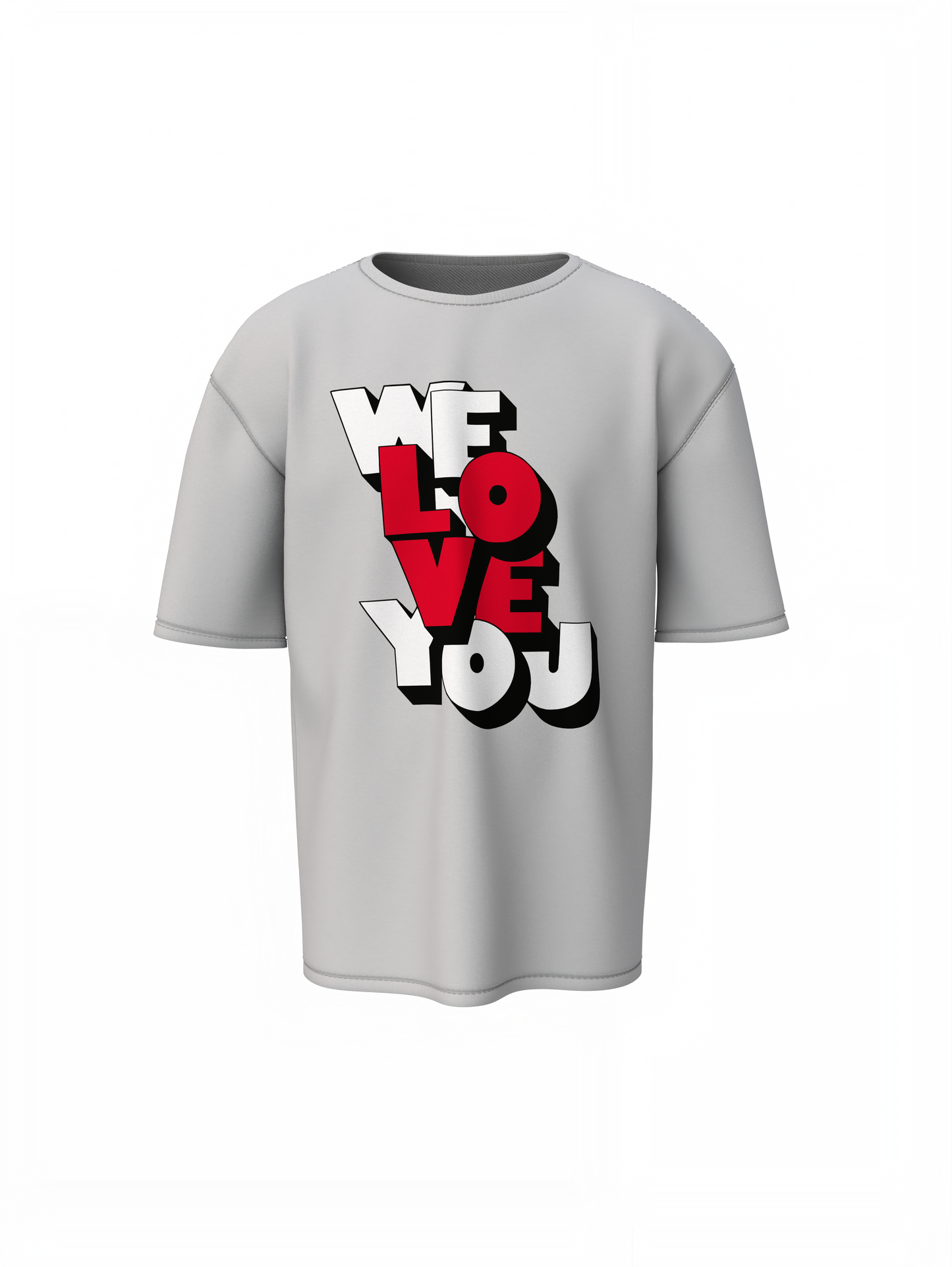 We Love You Oversized T-Shirts – Spread Love & Bold Streetwear