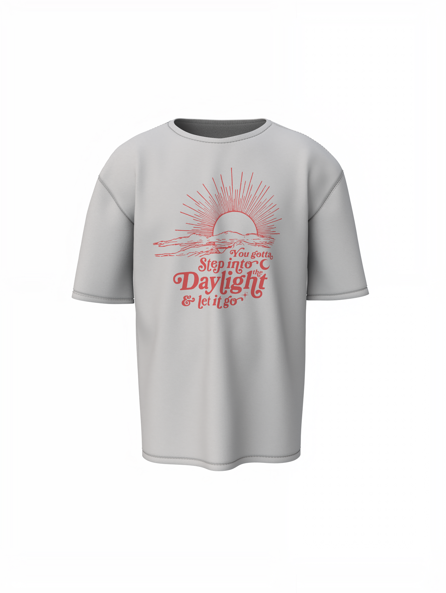 Let It Go Oversized T-Shirt-Trendy Streetwear for Men & Women