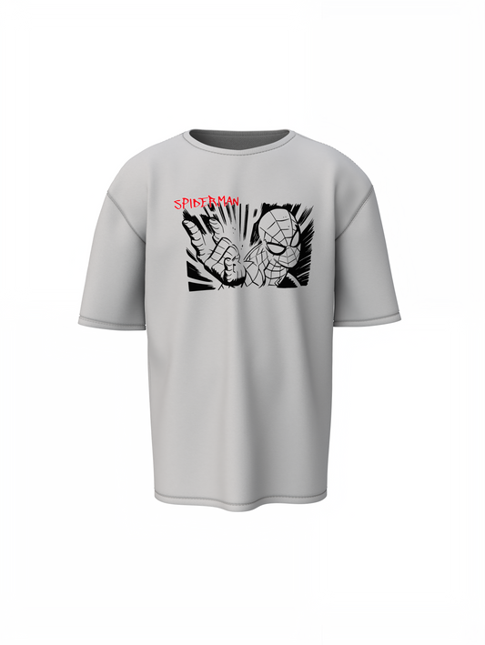 Web Sling Impact Oversized T-Shirt for Relaxed Urban Fashion
