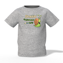 Snailin Graphic Kid’s Grey Printed T-Shirt