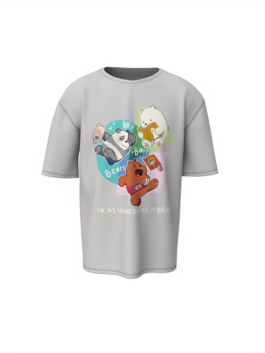 Hungry Bare Oversized T-Shirt Bold Streetwear Style