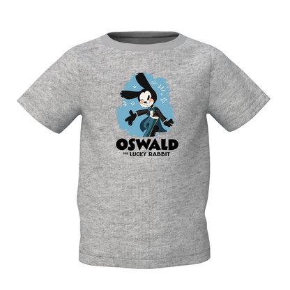 Oswald Graphic Kid’s Grey Printed T-Shirt Stylish & Comfortable Fit