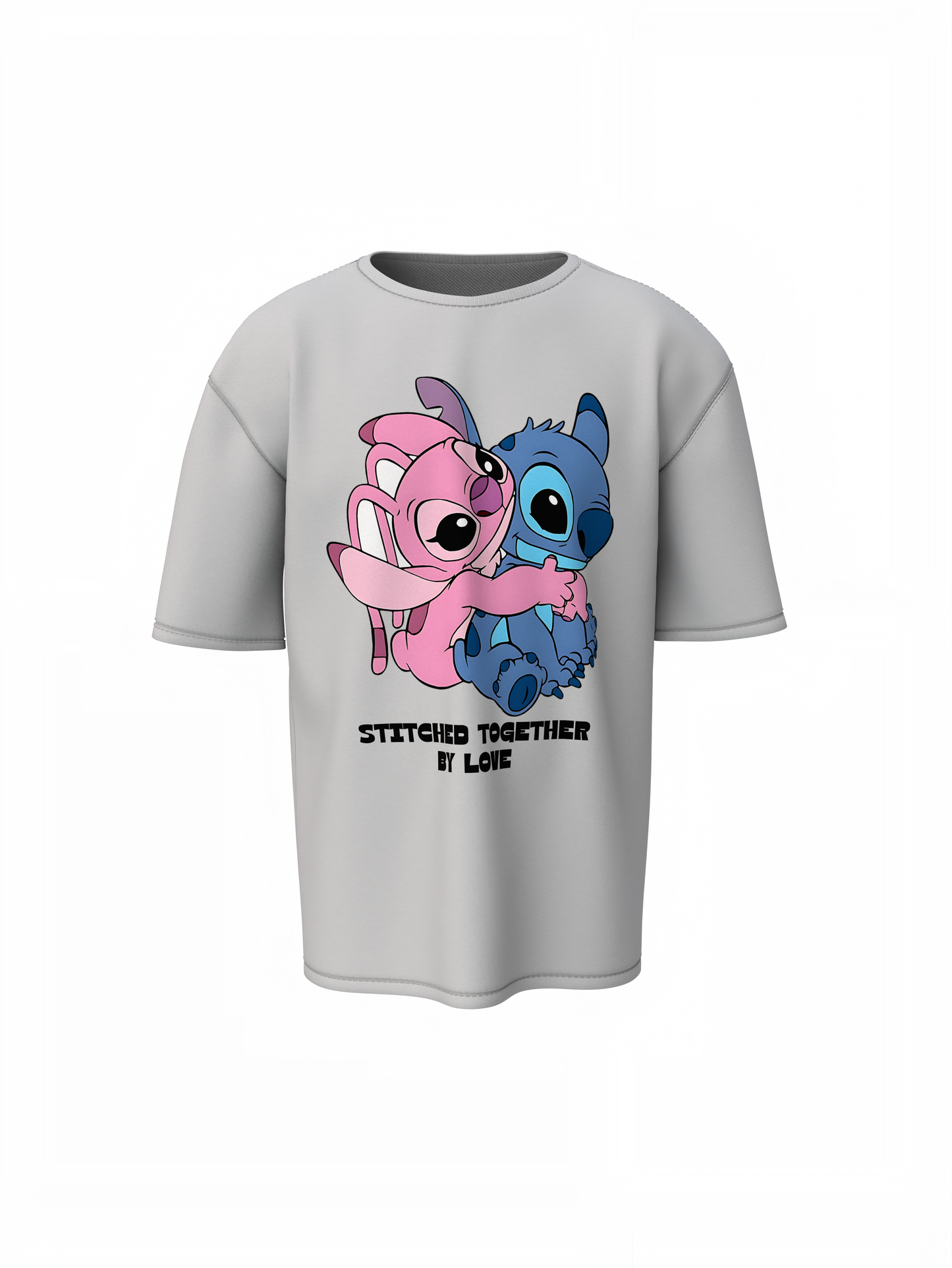 Together By Love Oversized T-Shirts for Romantic Casual Style