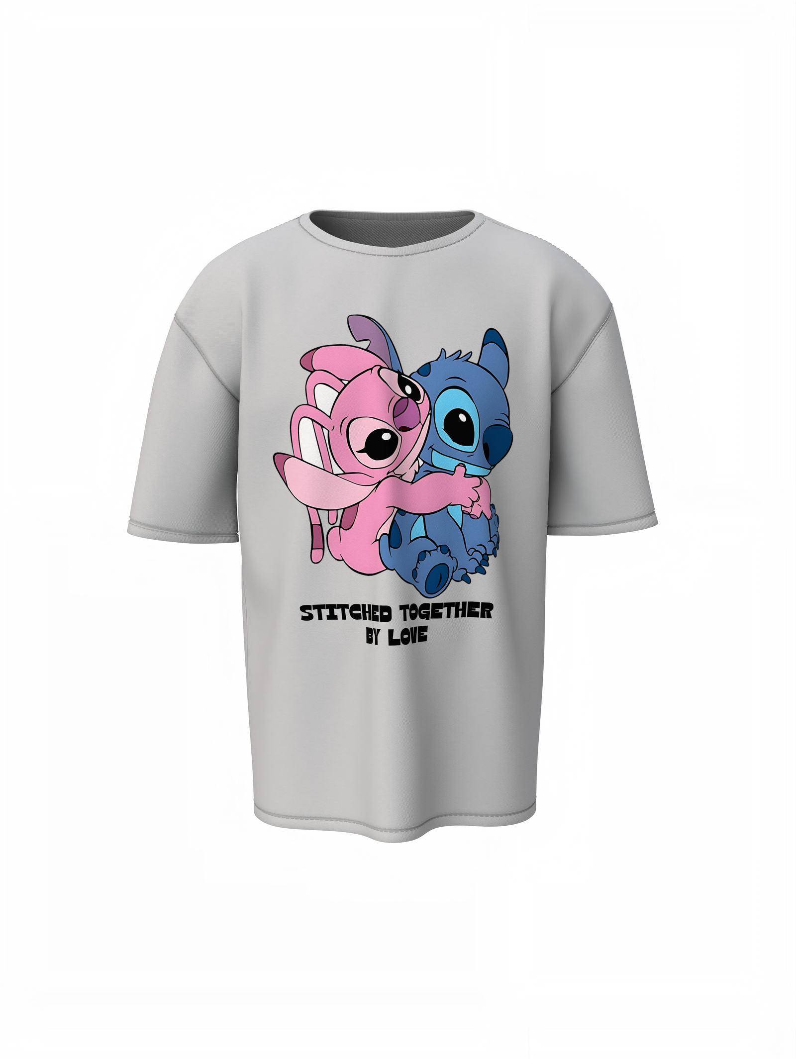 Together By Love Oversized T-Shirts for Romantic Casual Style