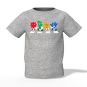 Play All Time Graphic Kid’s Grey Round Neck Printed T-Shirt