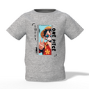 One Piece Graphic Kid’s Grey Printed T-Shirt