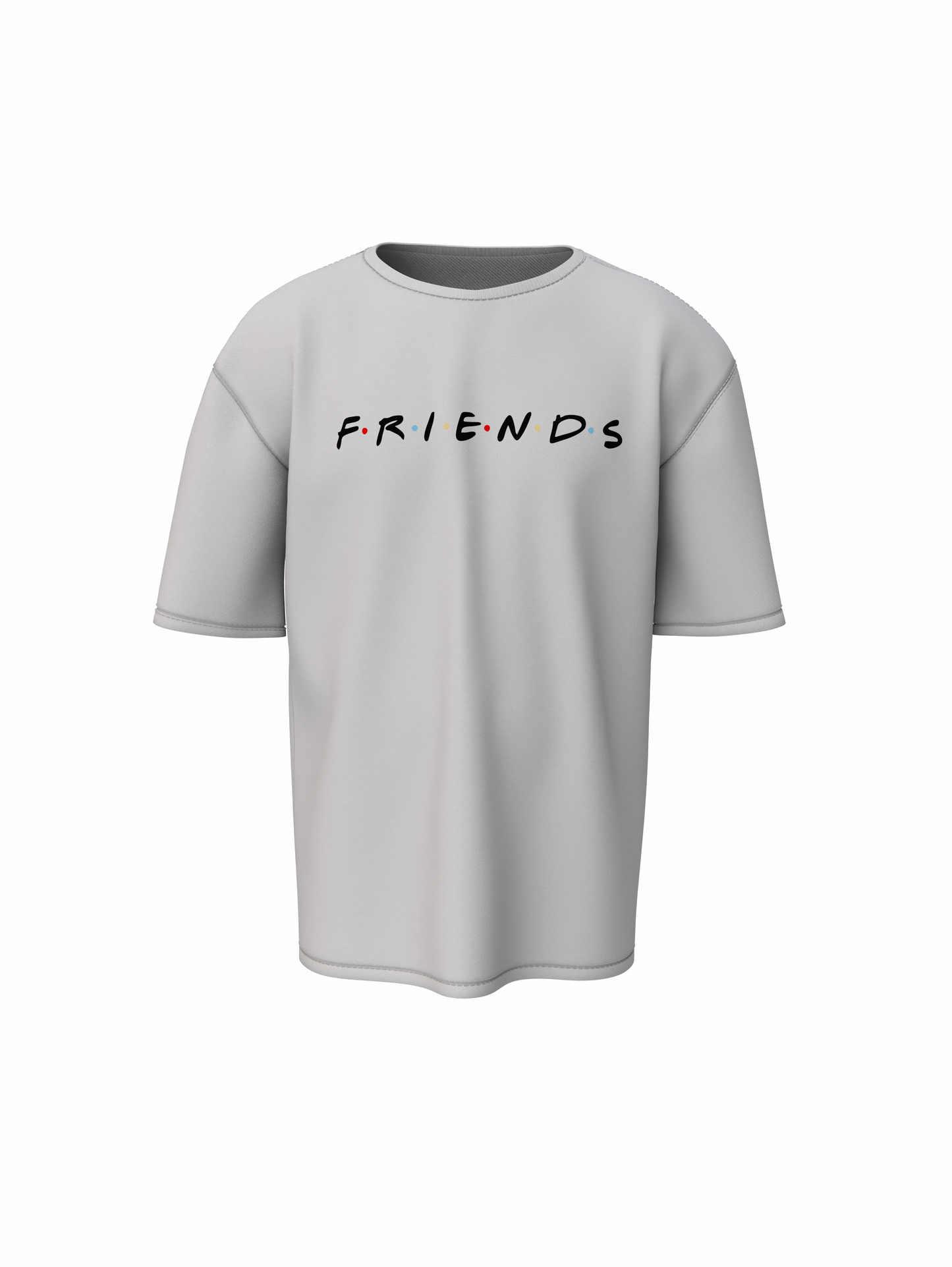 F.R.I.E.N.D.S Oversized T-Shirt Trendy TV Show Streetwear