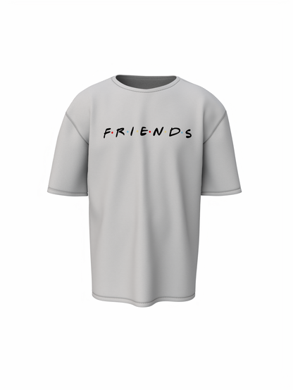 F.R.I.E.N.D.S Oversized T-Shirt Trendy TV Show Streetwear