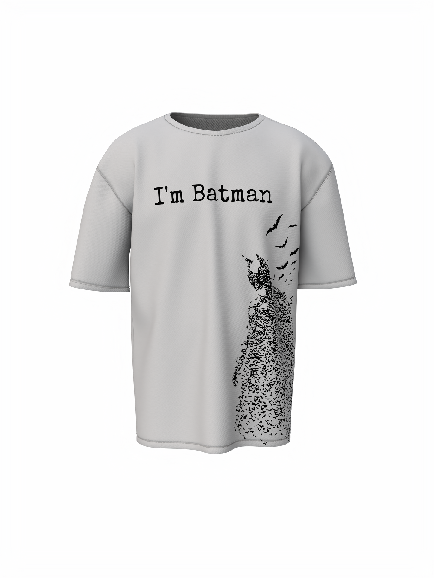I'M Batman Oversized T-Shirt – Perfect for Superhero Fans