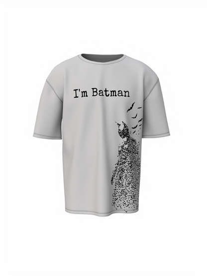 I'M Batman Oversized T-Shirt – Perfect for Superhero Fans