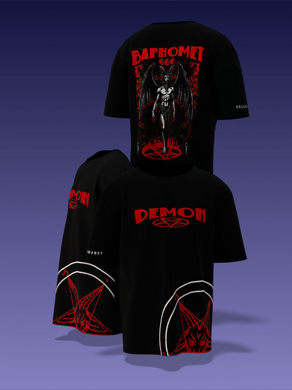 Baphomet Unisex Oversized Special Edition T-Shirt