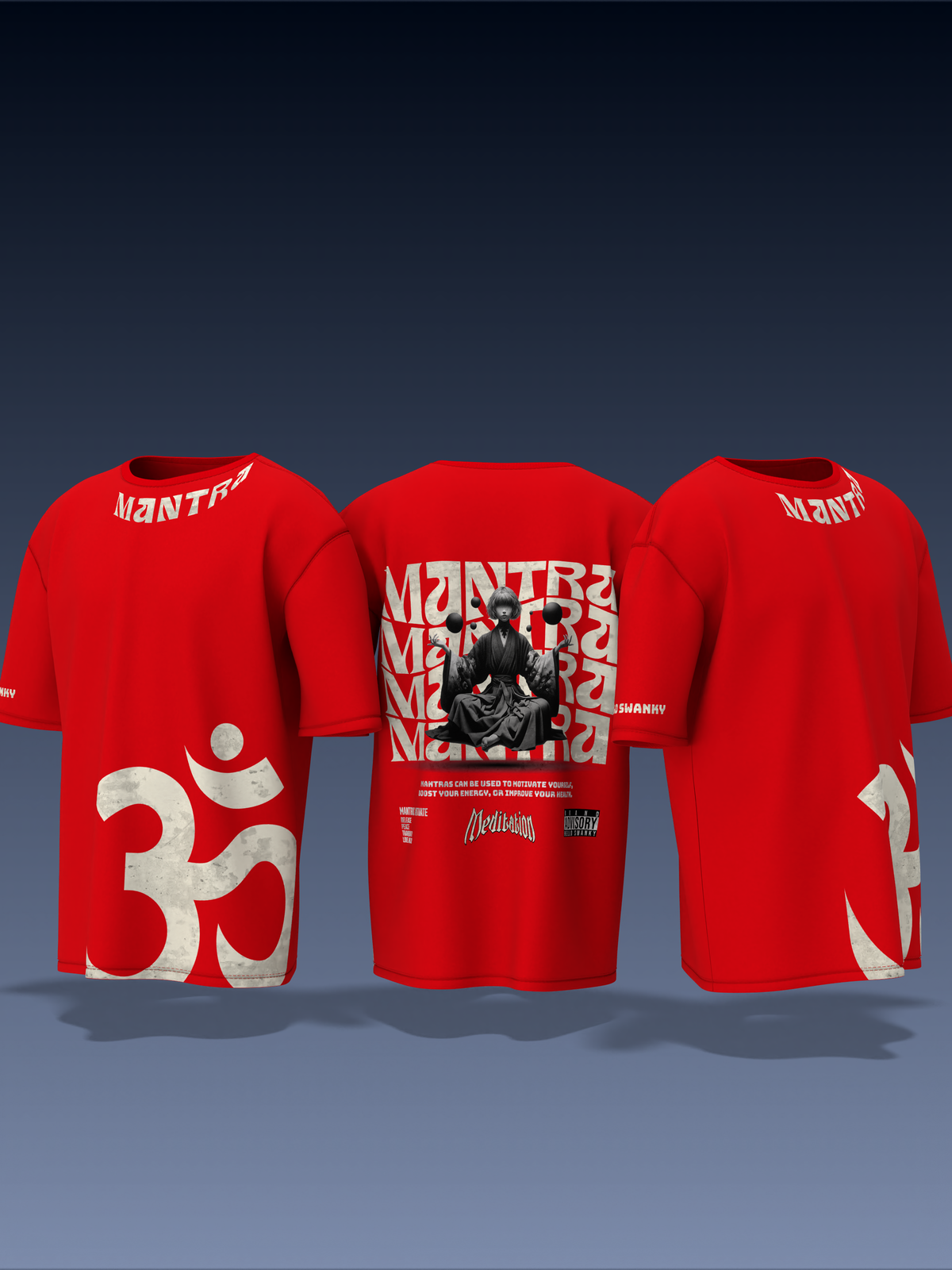 Mantra Unisex Oversized Special Edition T-Shirt – Unique Style