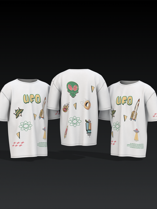 UFO Unisex Oversized Special Edition T-Shirt