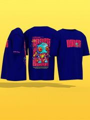 Mini Robot Blue Unisex Oversized Special Edition T-Shirt