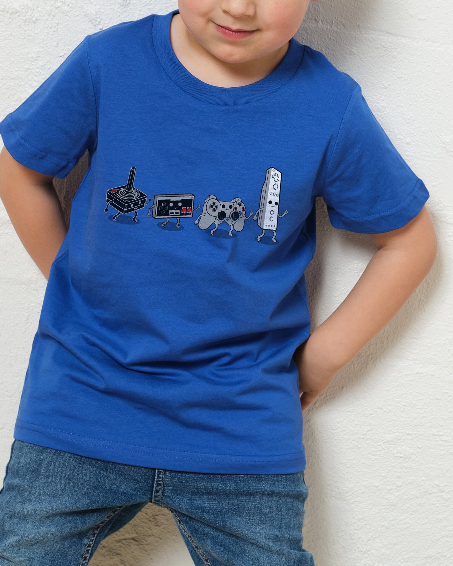 Controller Evolution Kids T-Shirt Fun Graphic Design for Kids